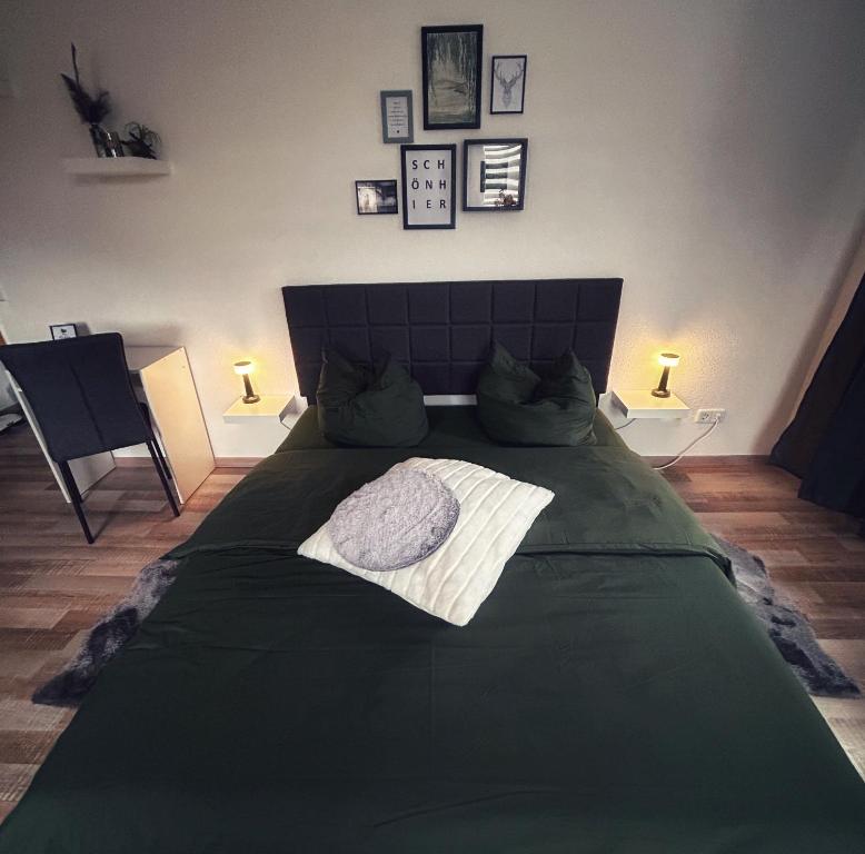 Letto o letti in una camera di Quartier 3punkt0 alte Steigerbaude