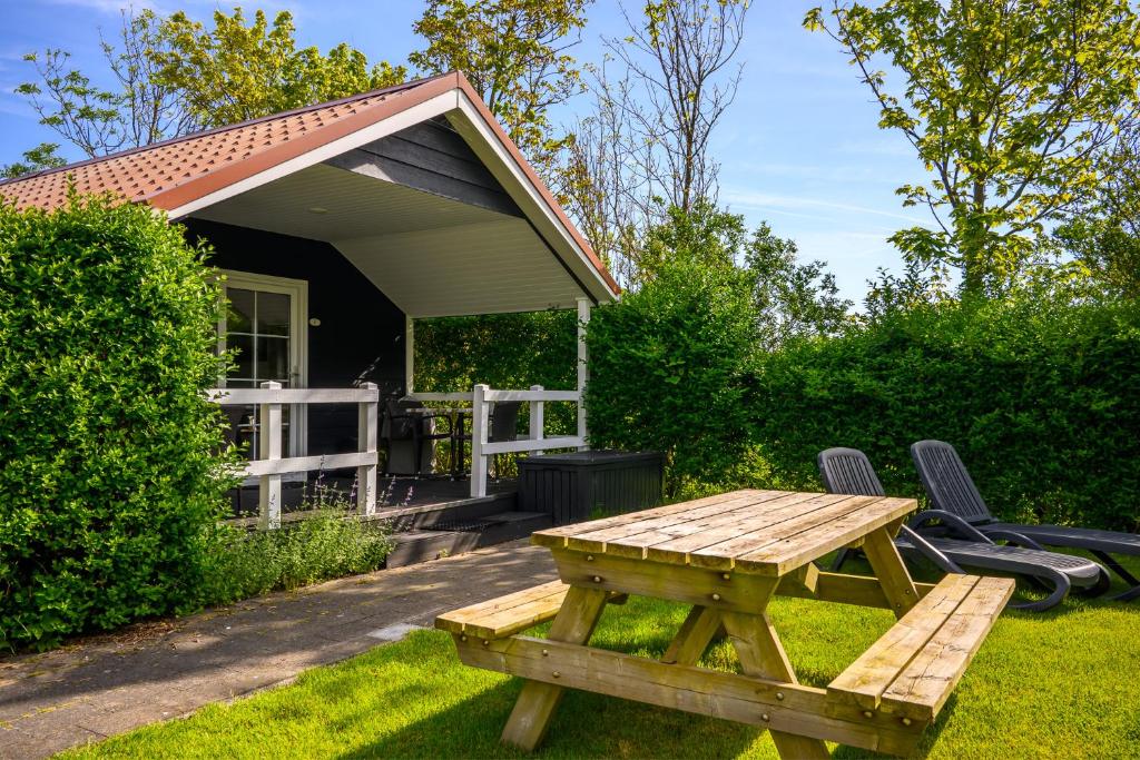 Zahrada ubytování Lodges De Driesprong Domburg