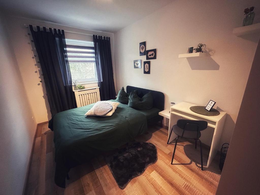 Letto o letti in una camera di Quartier 3punkt0 alte Steigerbaude