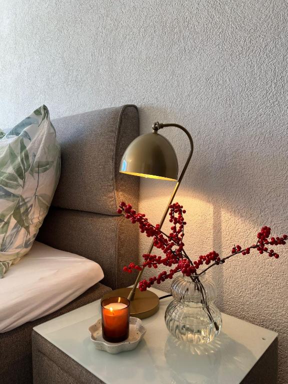 Posezení v ubytování New renovated apartment in center of Davos
