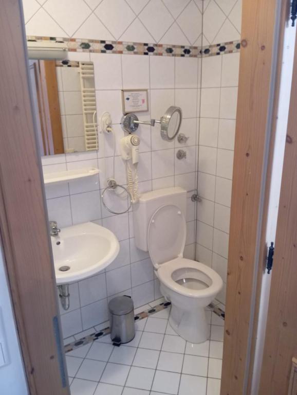 Koupelna v ubytování Eichen Schlössl