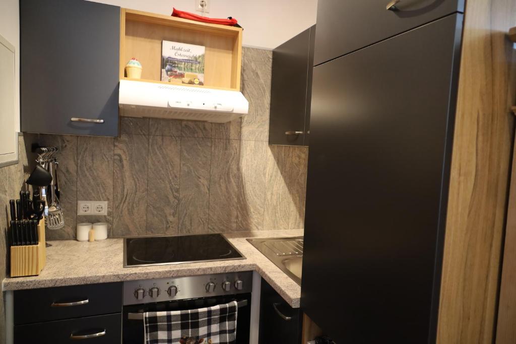 Cucina o angolo cottura di Erholung am Lehmooserhof