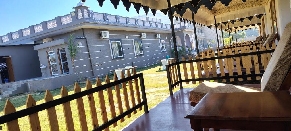 Balkón nebo terasa v ubytování Braham Vatika Resort