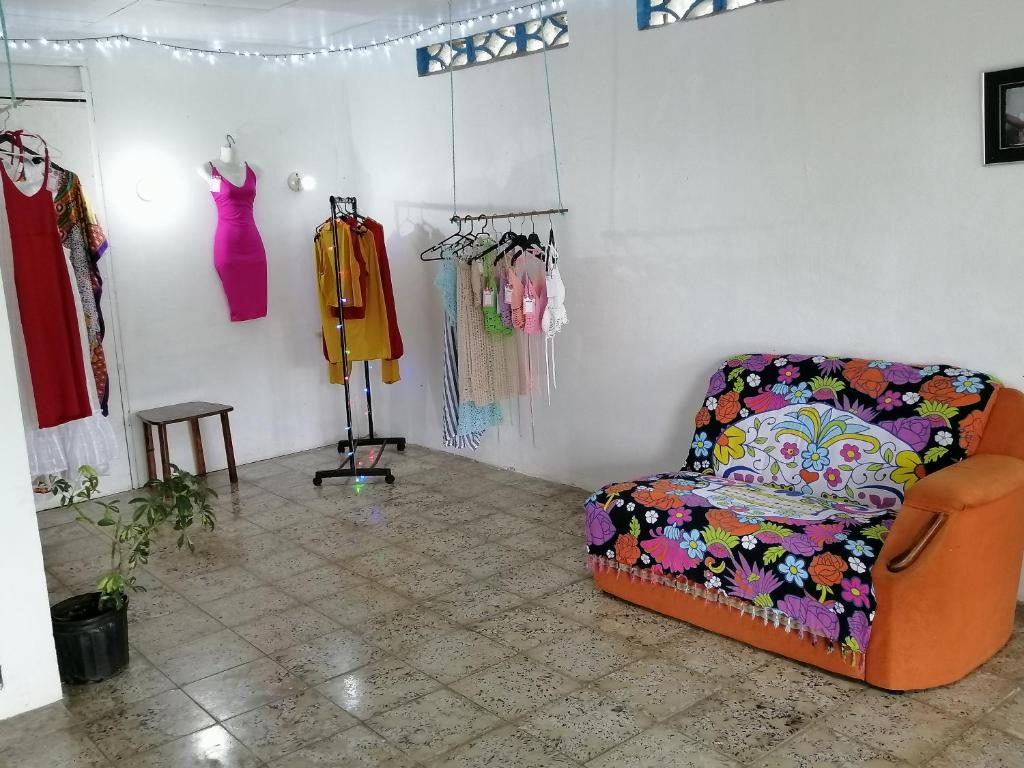 Posezení v ubytování Rooms Palmeras