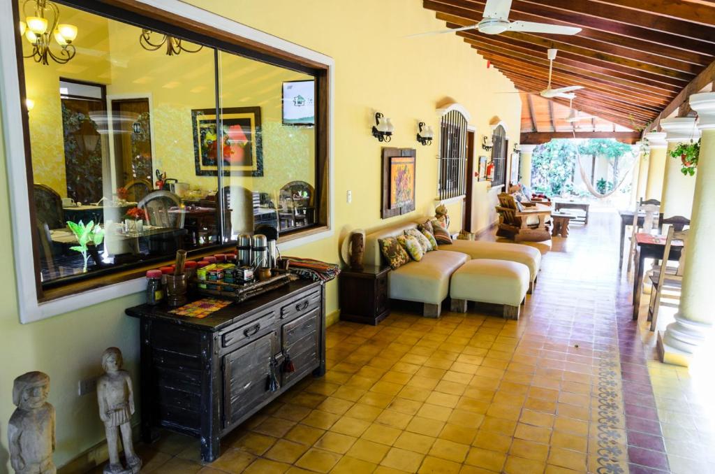 Posezení v ubytování La Casona Hotel Boutique