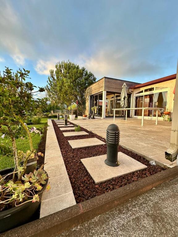 Zahrada ubytování Villa Volcanik