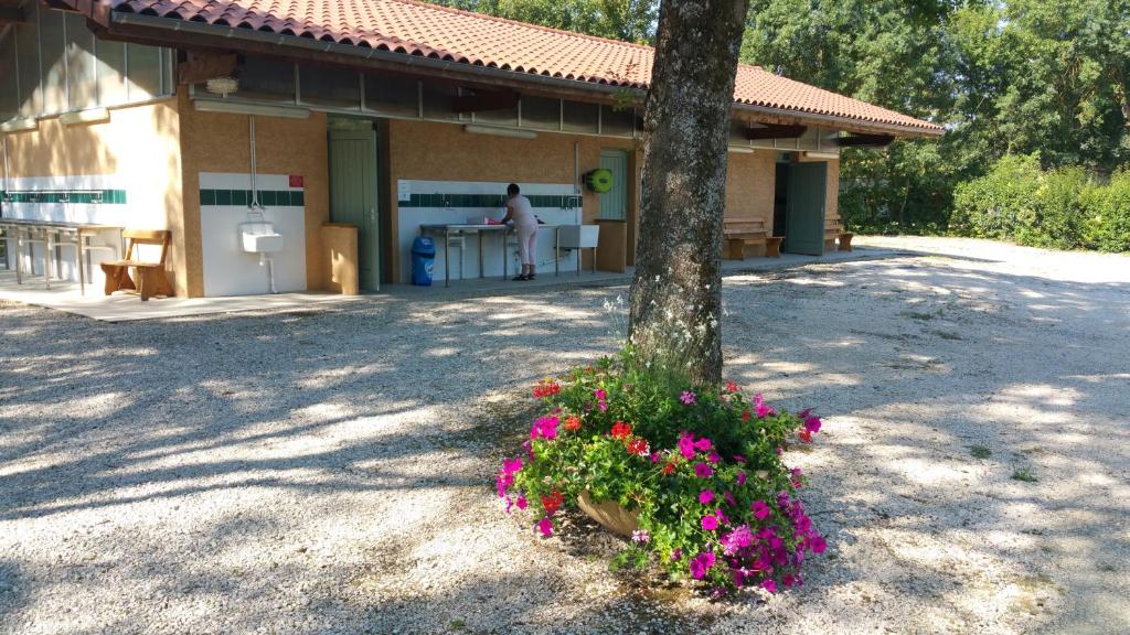 Zahrada ubytování Paradis Des Dombes