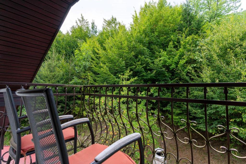 Balkón alebo terasa v ubytovaní Horský penzión Šuštiak