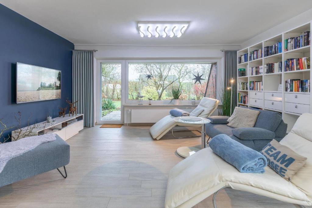 Χώρος καθιστικού στο Noordhuus