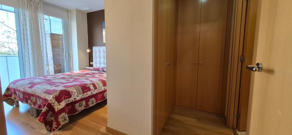 Posteľ alebo postele v izbe v ubytovaní Apartamento en Avenida Diagonal - Torre Glorias - Ángeles Terraza