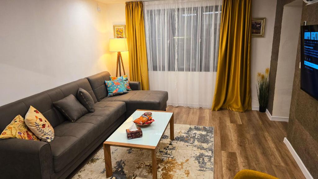 Posezení v ubytování Morava 1 Asparuhovo Beach Holiday Home Apatment