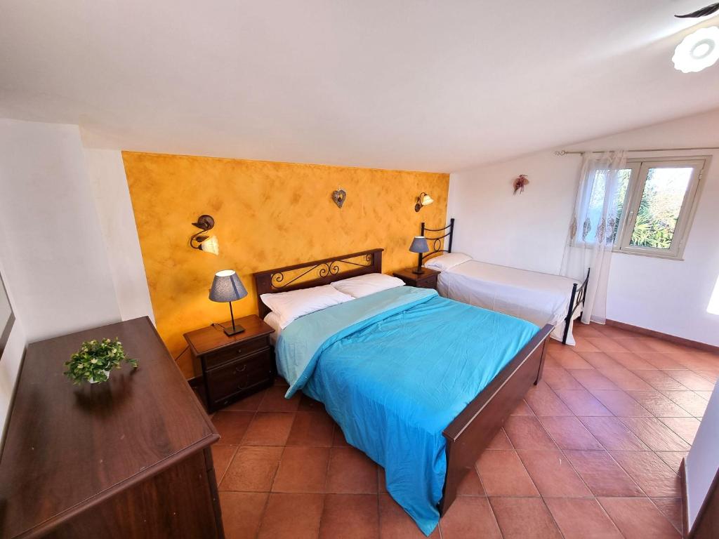 Posteľ alebo postele v izbe v ubytovaní B&B Villa Sant'Antonio