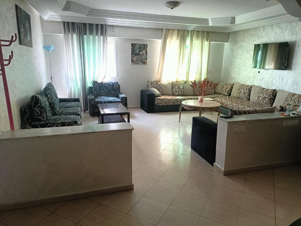 Χώρος καθιστικού στο إقامة سامية