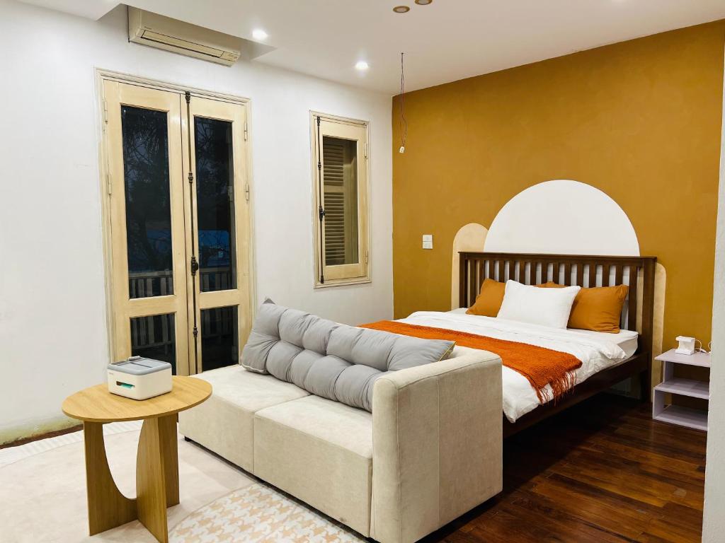 Postel nebo postele na pokoji v ubytování Didou Homestay Đông Anh