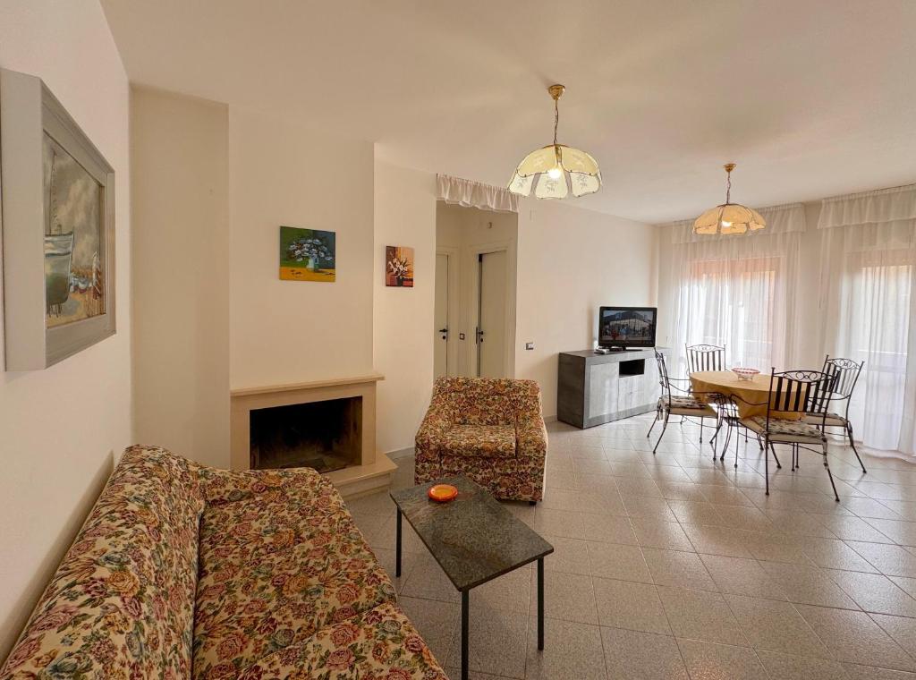 TV a/nebo společenská místnost v ubytování Magralù 2 B&B