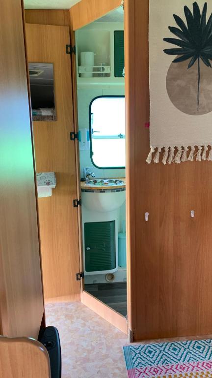 Kuchyň nebo kuchyňský kout v ubytování Calima Glamping