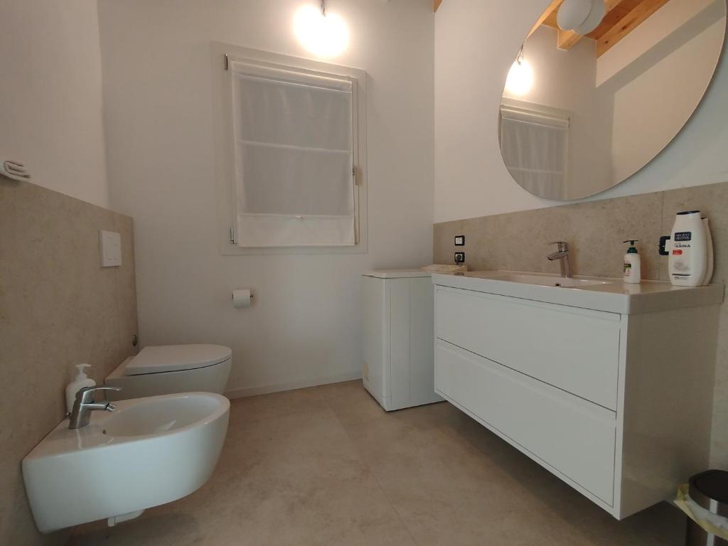 Koupelna v ubytování Agriturismo Casa Bregalda