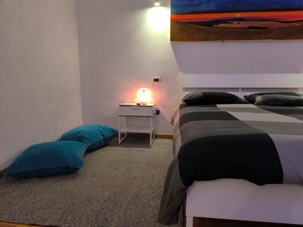 Ένα ή περισσότερα κρεβάτια σε δωμάτιο στο Borgo Paradisiello