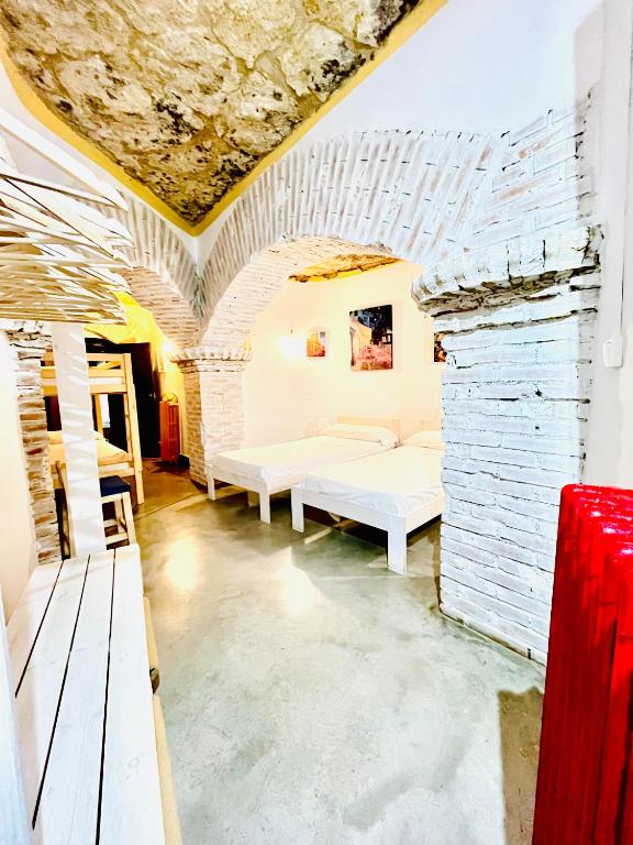 Kuchyň nebo kuchyňský kout v ubytování Casa rural cueva El Nido