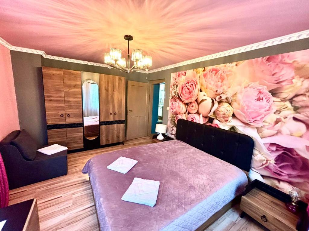 Postel nebo postele na pokoji v ubytování Долапите Гуест Хаус Dolapite guest house