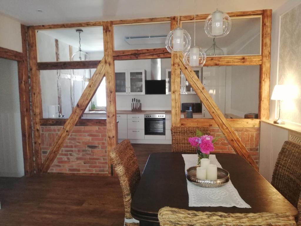 Kuchyň nebo kuchyňský kout v ubytování Traditions - Hotel "Zur Tanne"