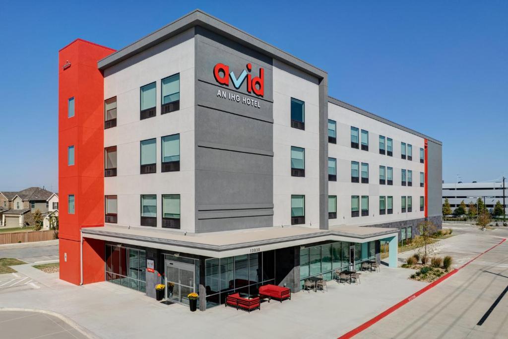 a rendering of the mgm embassy hotel at avid hotel Austin NW - Lakeline by IHG in Austin