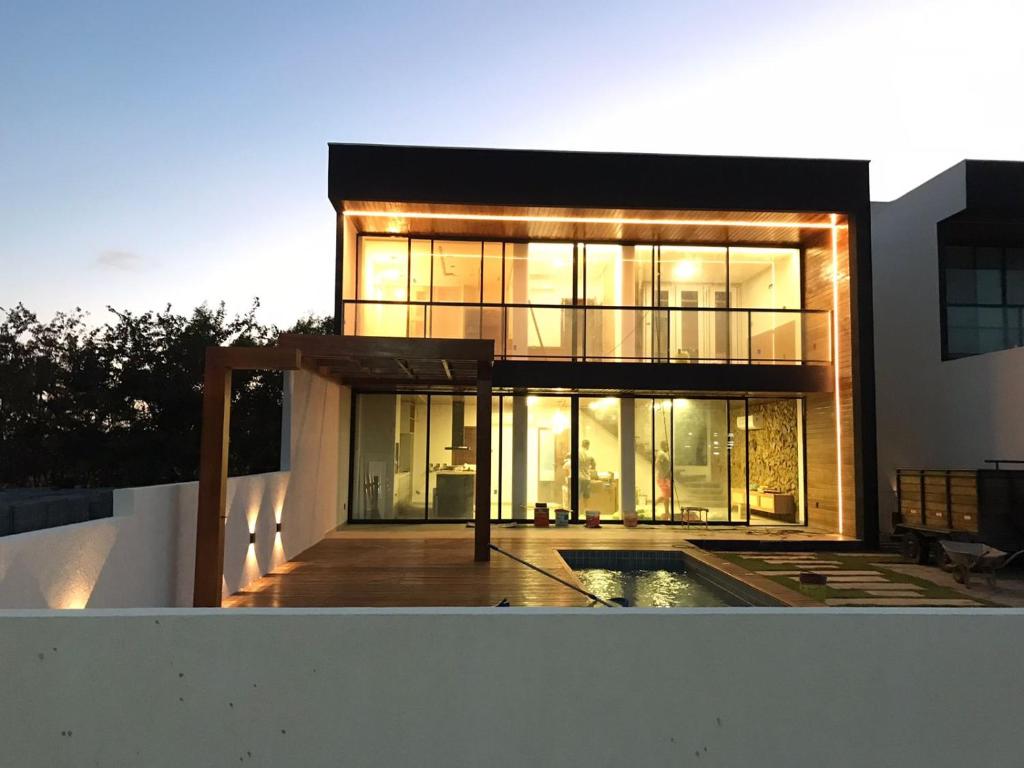 Balkón nebo terasa v ubytování Casa Glass Lux