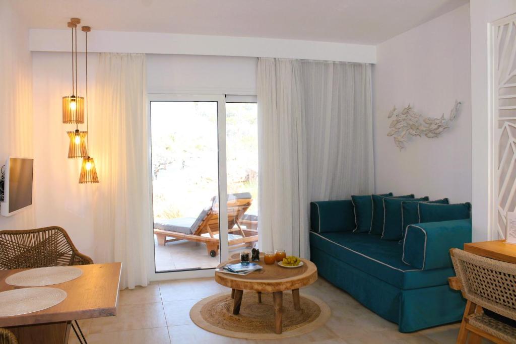 Posezení v ubytování Akropolis Village Complex of Luxury Residence