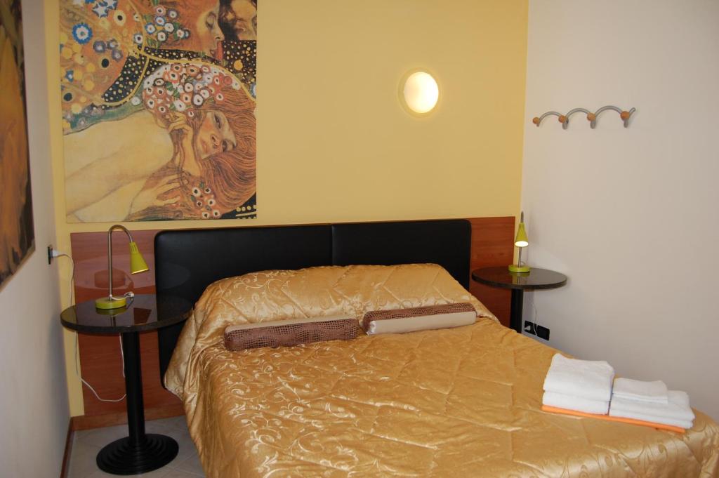 Postel nebo postele na pokoji v ubytování Casa di Clara