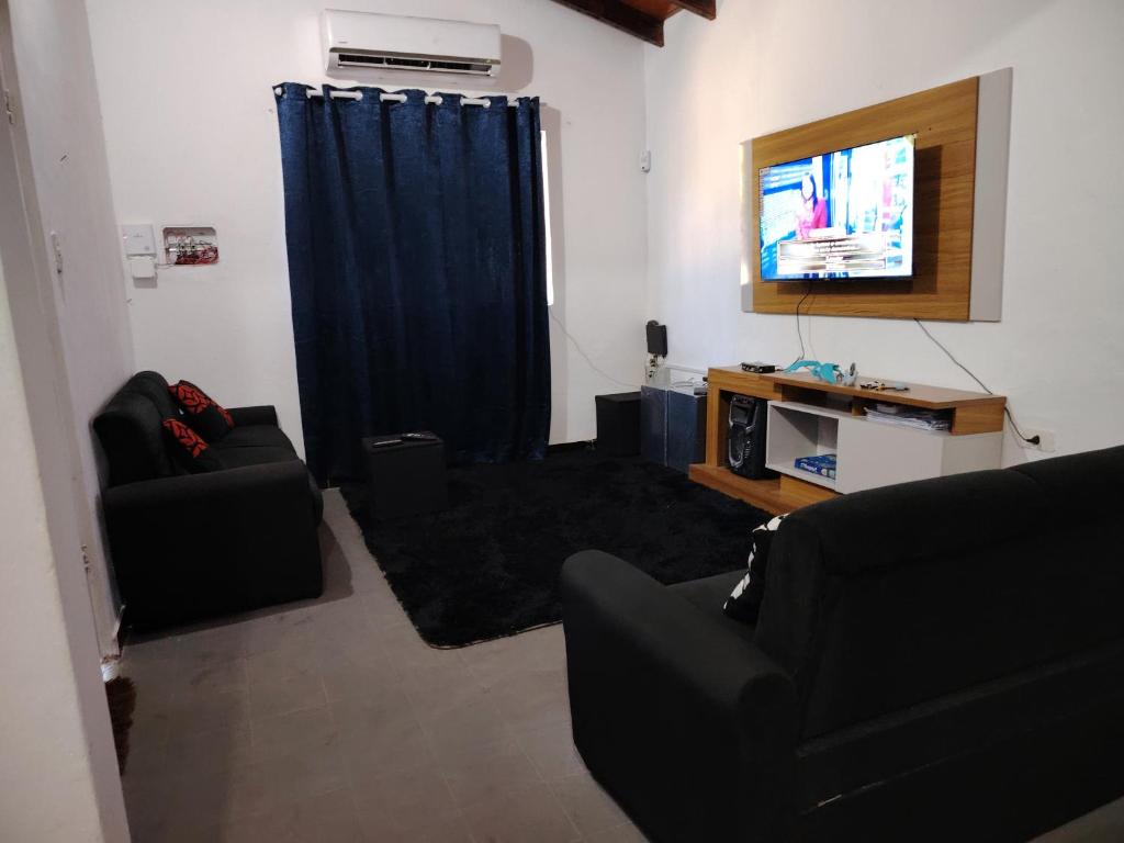 TV a/nebo společenská místnost v ubytování Quinta Manel