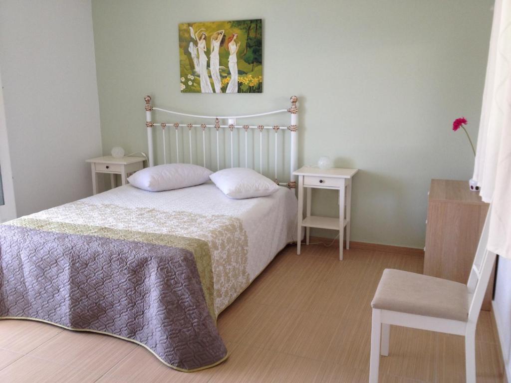 Łóżko lub łóżka w pokoju w obiekcie Green View Apartments