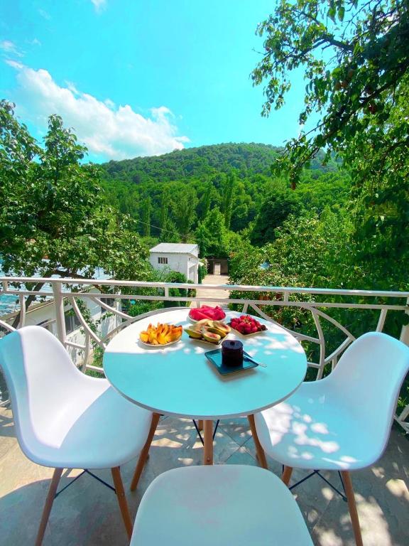 Nespecifikovaný výhled na hory nebo výhled na hory při pohledu z bed and breakfast