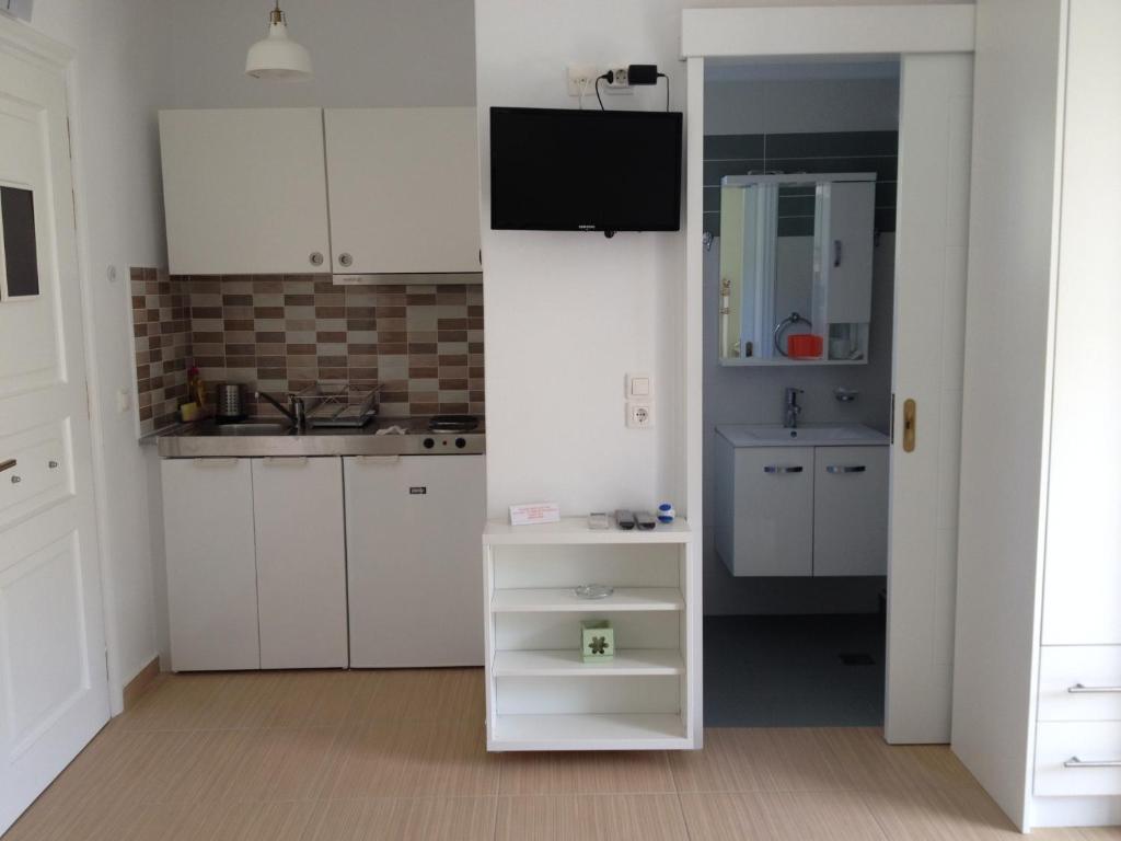 Kuchnia lub aneks kuchenny w obiekcie Green View Apartments
