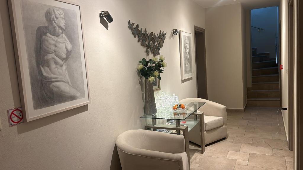 Posezení v ubytování Yulia Luxury Apartments