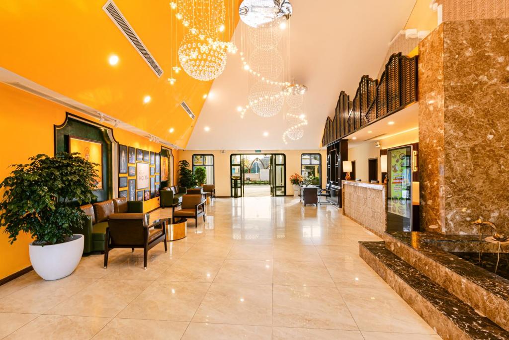 Vstupní hala nebo recepce v ubytování Hoi An Memories Resort & Spa