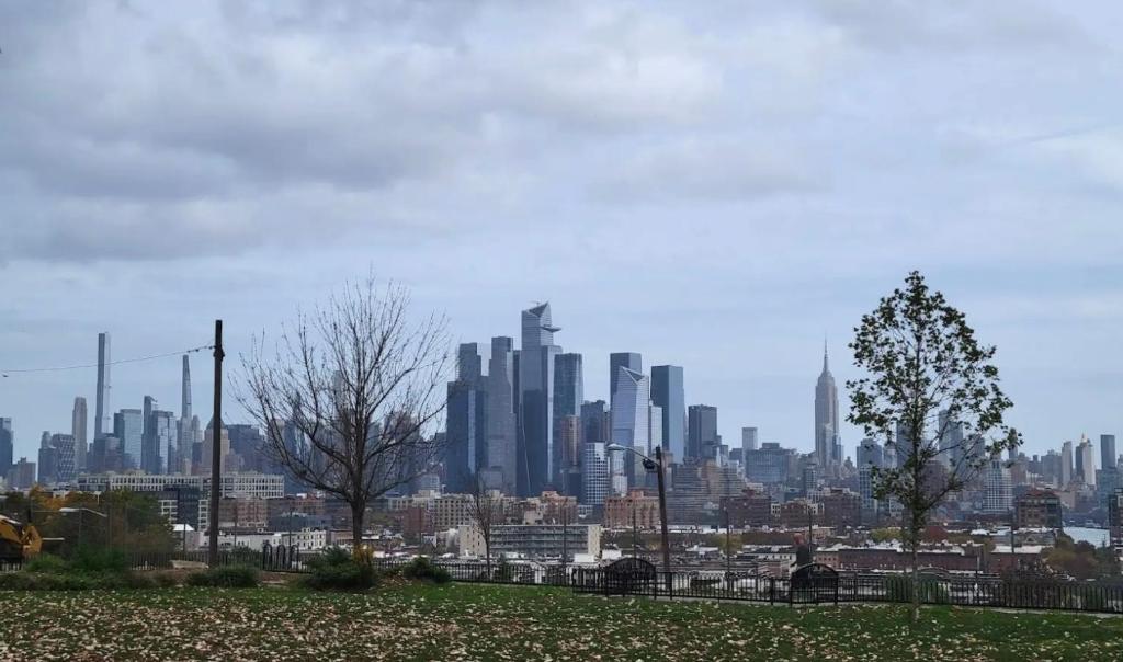 Nespecifikovaný výhled na destinaci Jersey City nebo výhled na město při pohledu z ubytování v soukromí