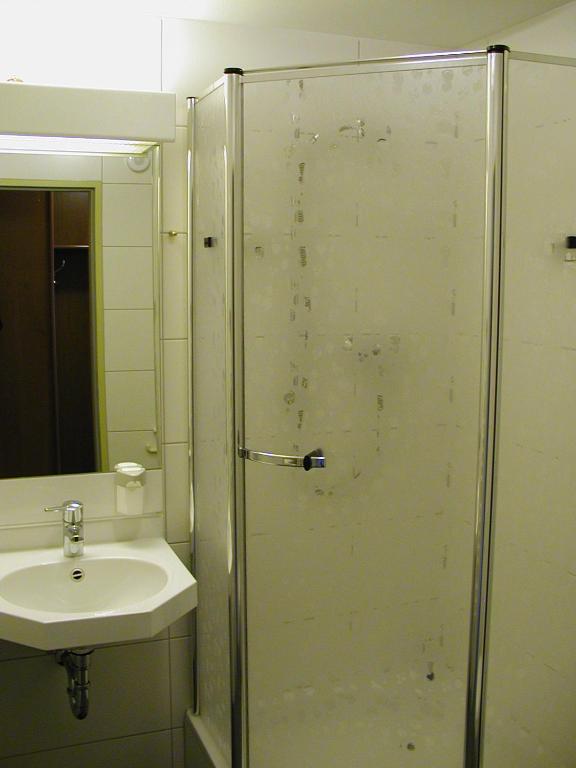 Koupelna v ubytování Motel Monteur