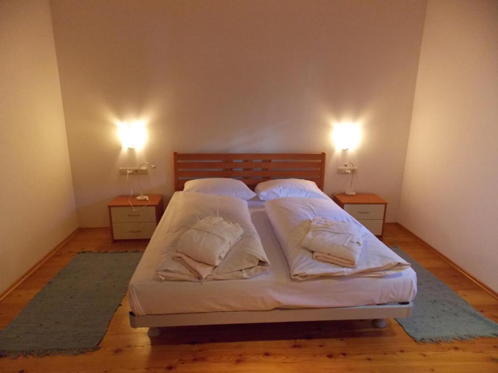 Postel nebo postele na pokoji v ubytování Villa Santer