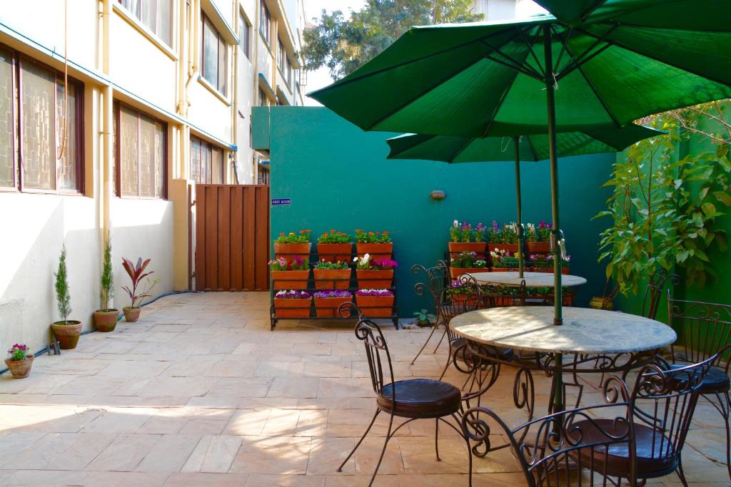 Patio nebo venkovní prostory v ubytování Dondrub Guest House