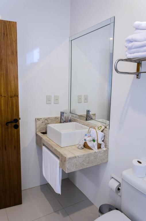 Koupelna v ubytování La Casona Hotel Boutique