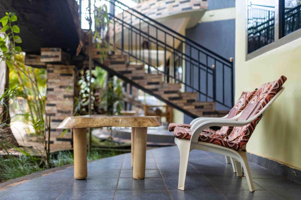 Balkón nebo terasa v ubytování Mirembe Hotels - Source of the Nile Suites
