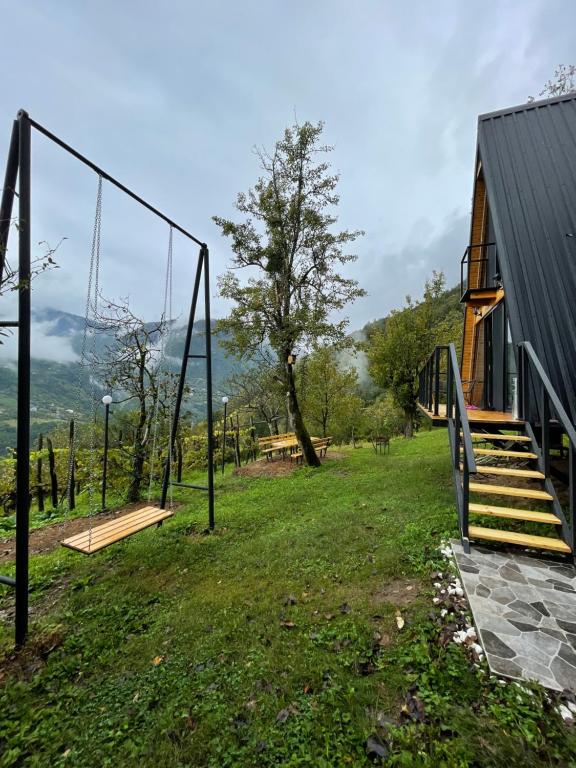 Příroda nedaleko luxury tent