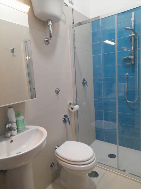 Koupelna v ubytování Hotel Vittorio Veneto Napoli