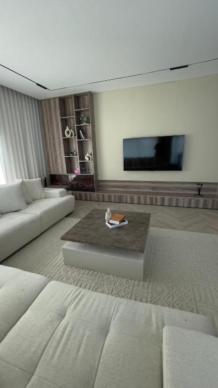 TV a/nebo společenská místnost v ubytování Moon night resort