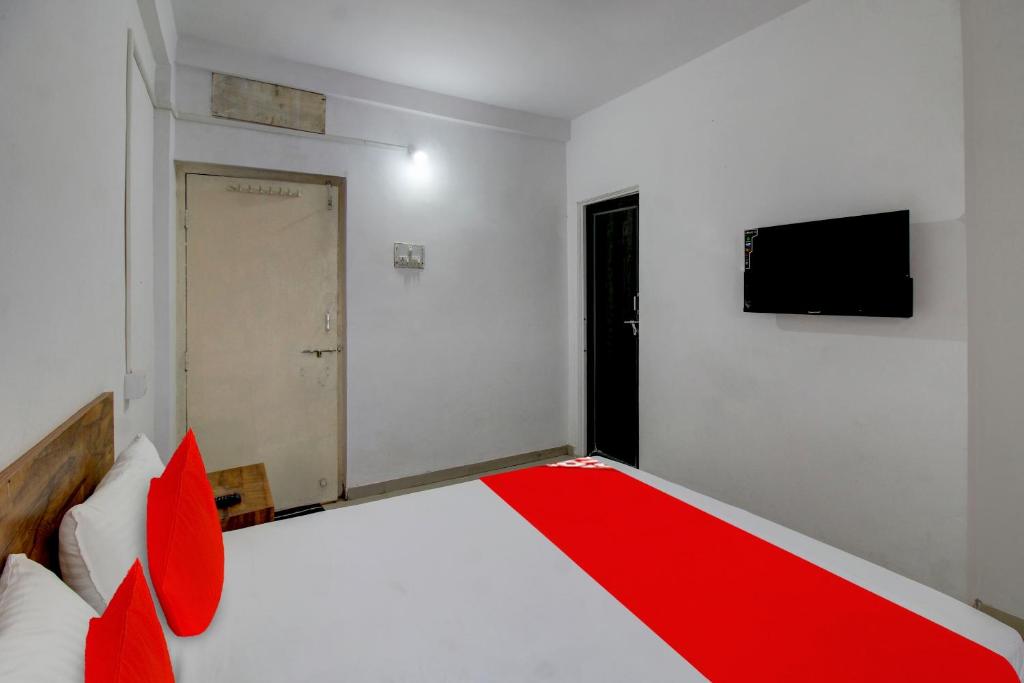 TV a/nebo společenská místnost v ubytování Super Hotel O The Golden Key