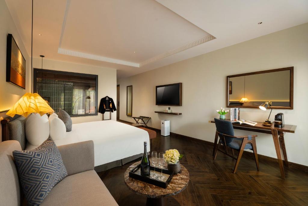 TV a/nebo společenská místnost v ubytování HOTEL de LAGOM