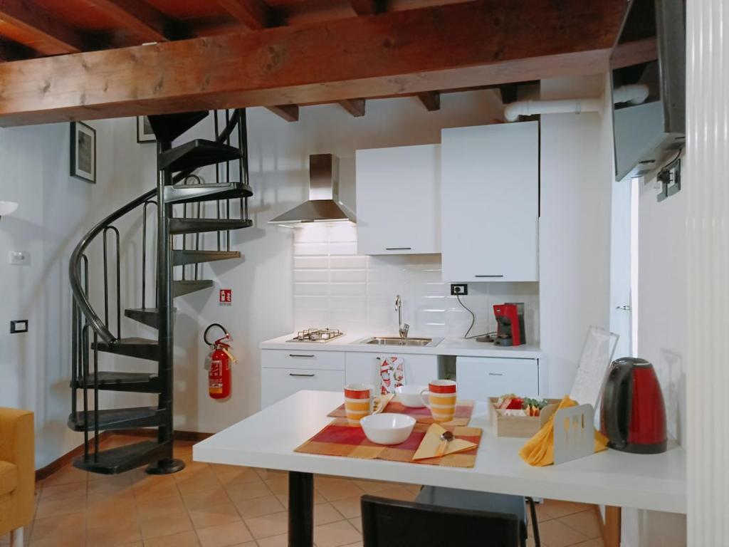 Kuchyň nebo kuchyňský kout v ubytování La Casa di Cri