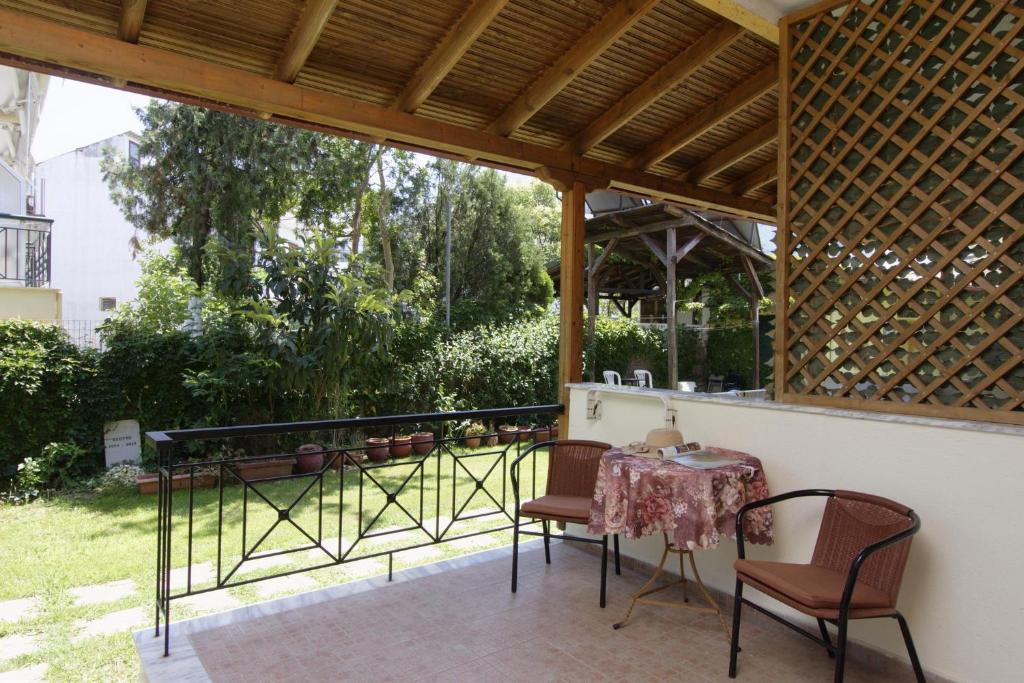 Balkon lub taras w obiekcie Lotos Apartments