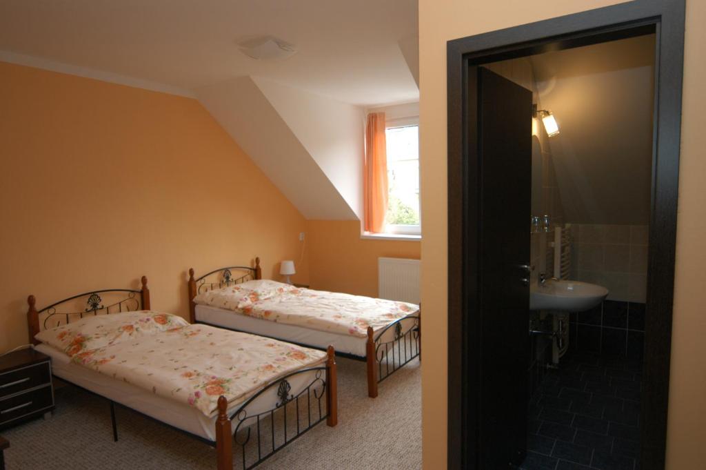 Postel nebo postele na pokoji v ubytování Toscca
