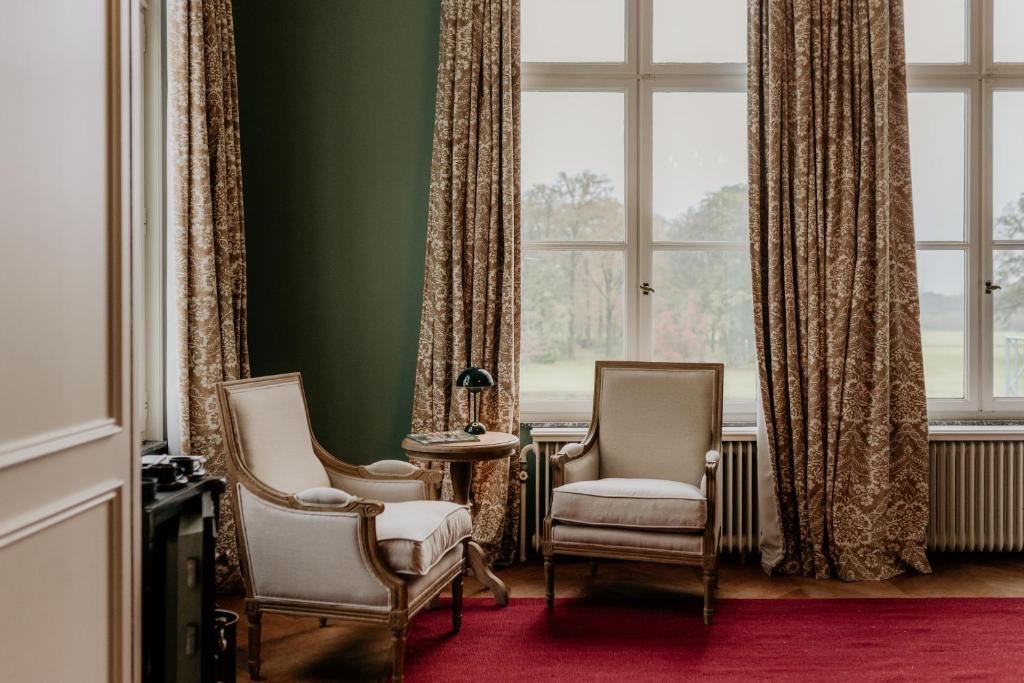 Posezení v ubytování B&B Kasteel Den Tip